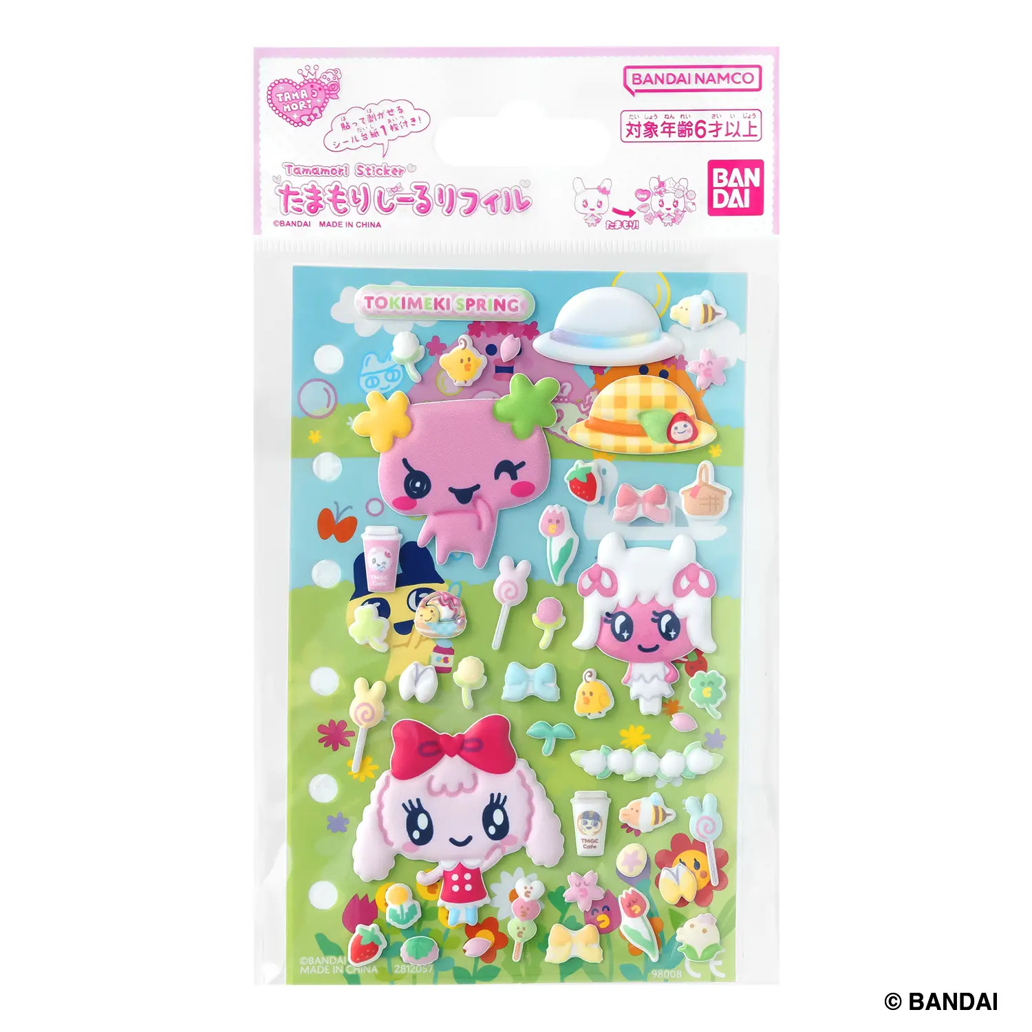 Tamagotchi塔麻歌子貼紙包/ 心動春日