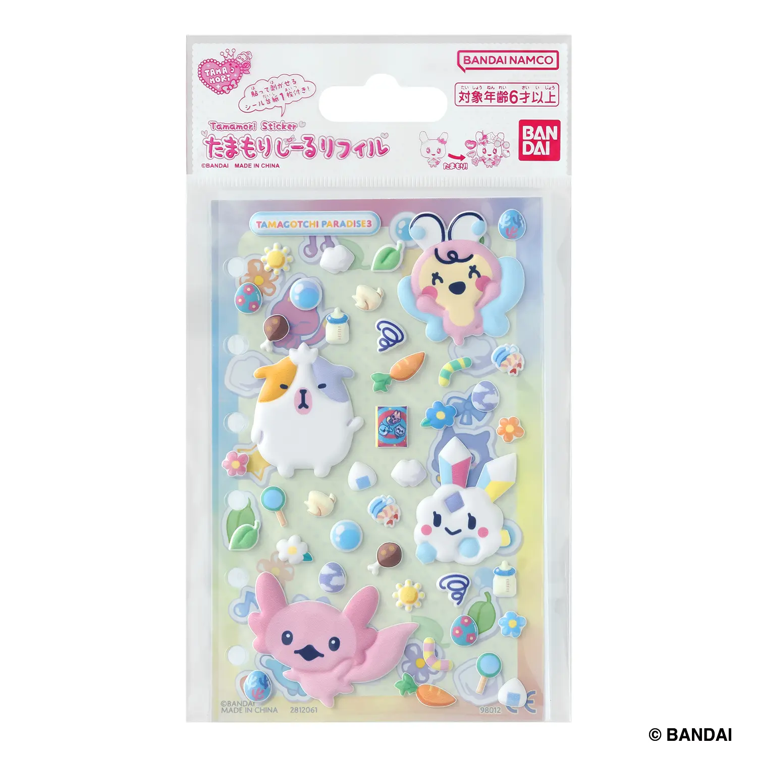 Tamagotchi塔麻歌子貼紙包/ 繽紛樂園貼紙包/ 第3彈