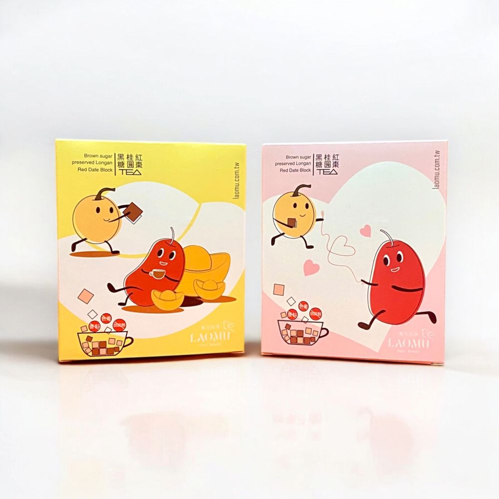 LAOMU黑糖桂圓紅棗茶-開運系列組 / 招財×緣份