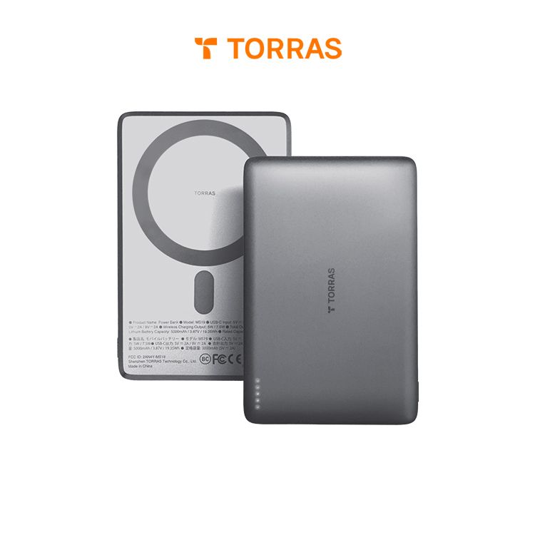 TORRAS MiniMag 5000mAh超薄MagSafe磁吸行動電源