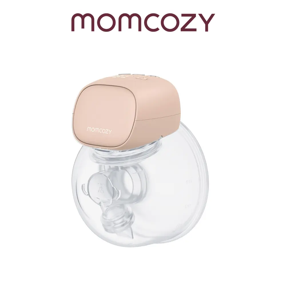 【Momcozy】S9 Pro超長續航｜免手持穿戴式電動吸乳器(贈3尺寸襯墊)/ 粉