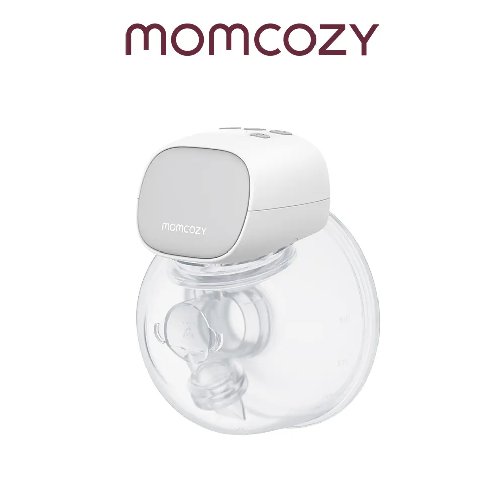 【Momcozy】S9 Pro超長續航｜免手持穿戴式電動吸乳器(贈3尺寸襯墊)/ 灰