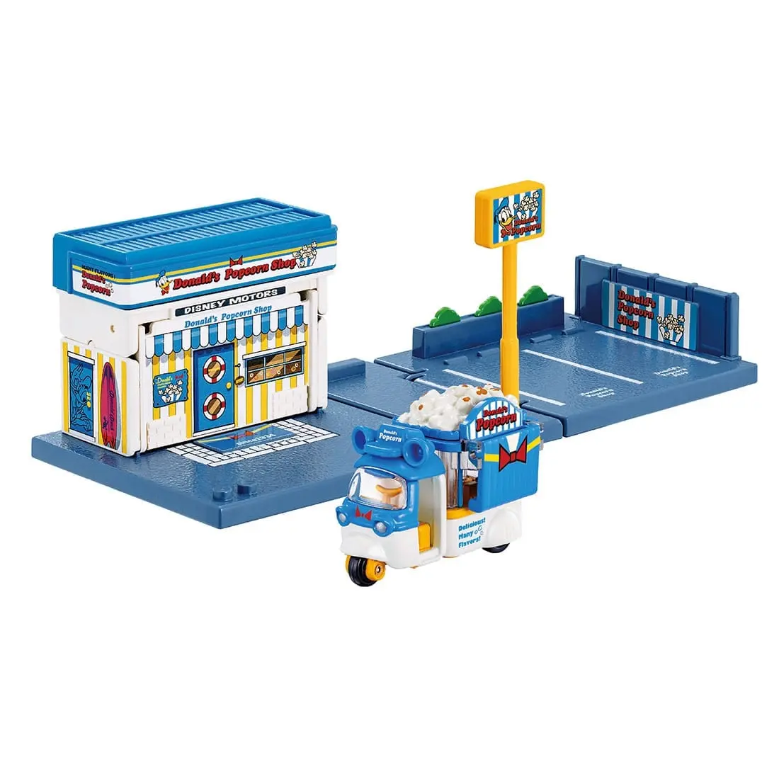 TOMICA新城鎮/ 唐老鴨爆米花店/ 附小車