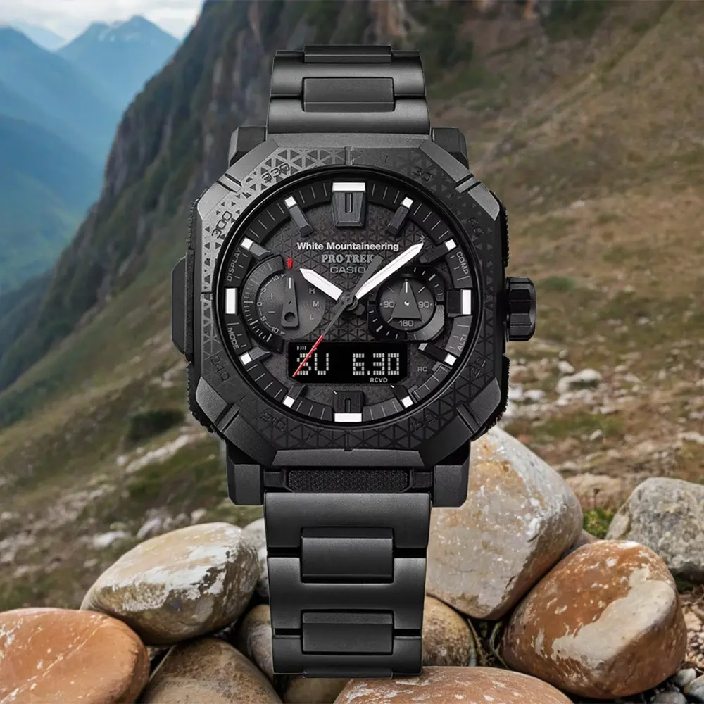 CASIO 卡西歐 PRO TREK登山系列 藍芽太陽能多功能戶外手錶 電子錶(PRW-B1000WM-1)