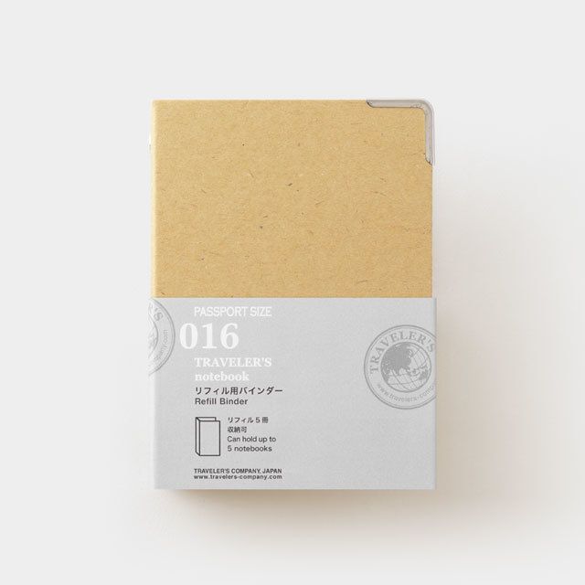 日本 TRAVELER'S COMPANY TRAVELER'S notebook 016 內頁收納資料本/ Passport Size/ 附書帶