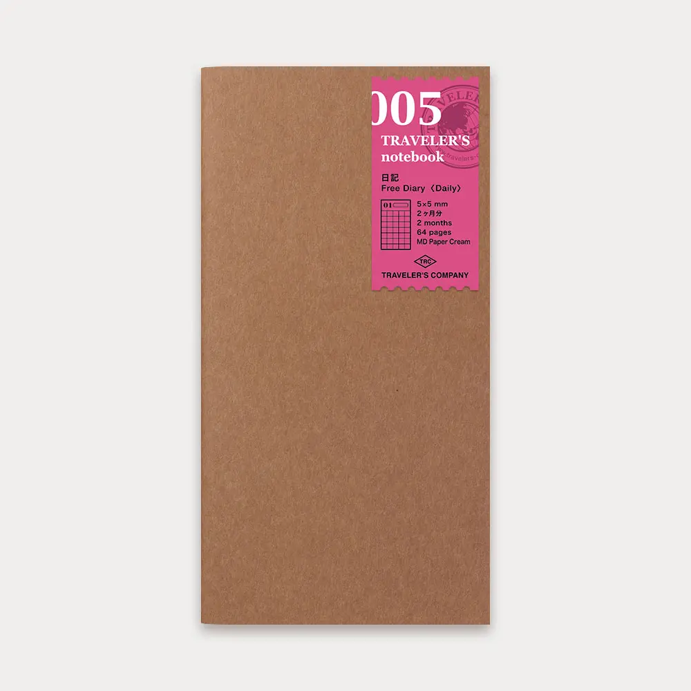 日本 TRAVELER'S COMPANY TRAVELER'S notebook 005 旅人手帳日記