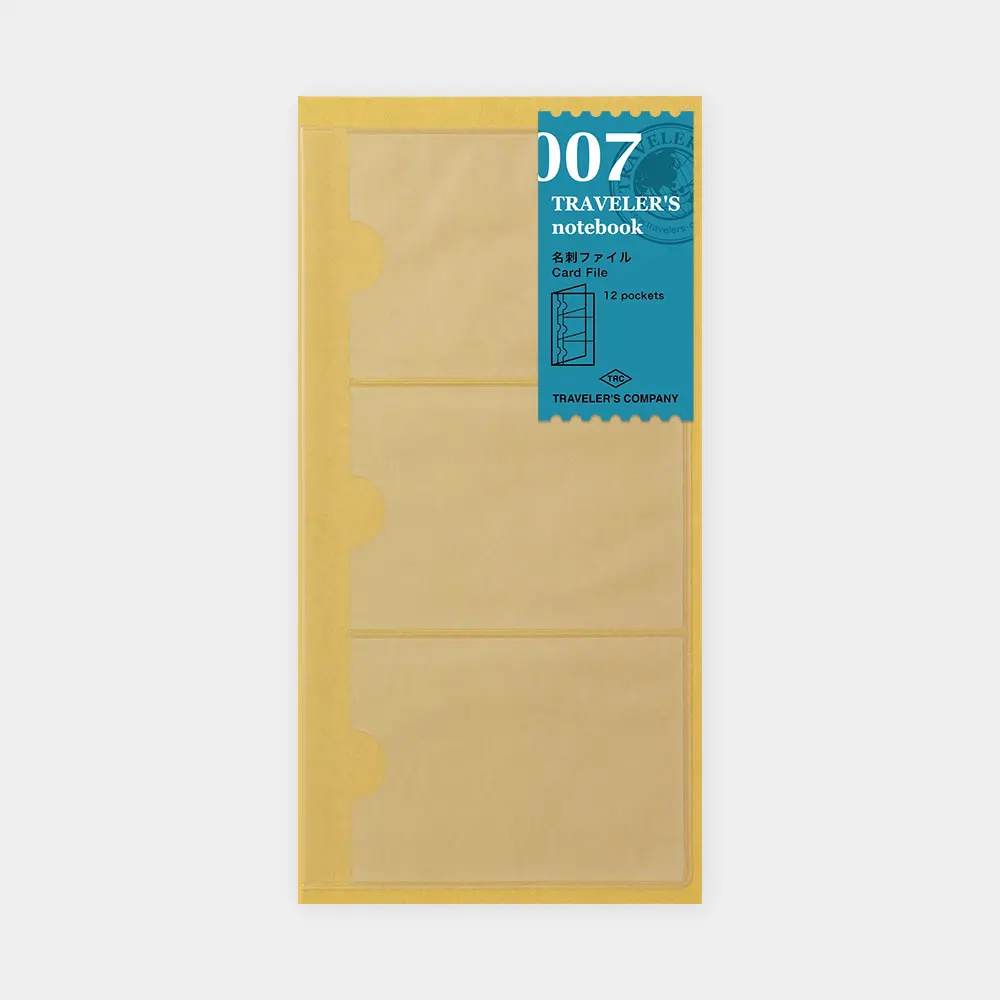 日本 TRAVELER'S COMPANY TRAVELER'S notebook 007 旅人手帳名片收納