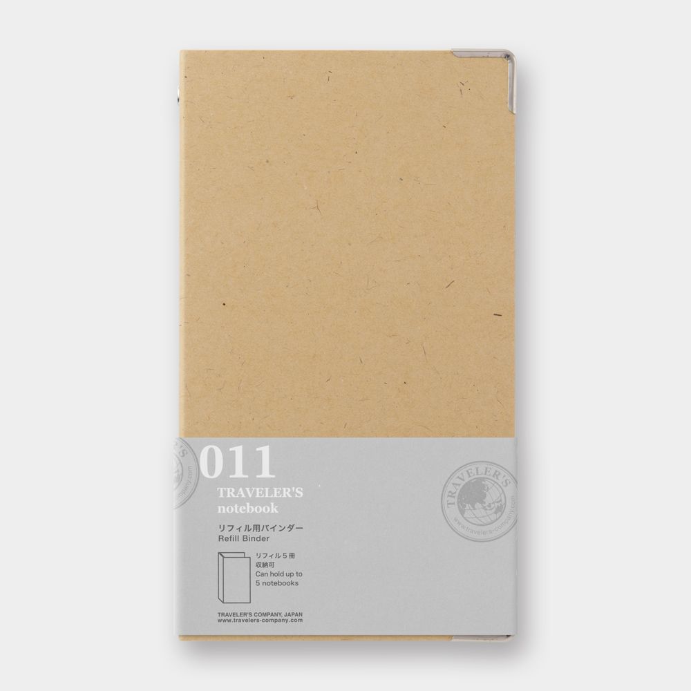 日本 TRAVELER'S COMPANY TRAVELER'S notebook 011 旅人手帳內頁收納夾/ Passport Size/ 附書帶