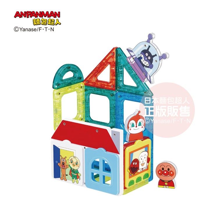 ANPANMAN麵包超人/ 趣味學習拼拼磁貼/ 麵包工廠組 (1歲6個月)