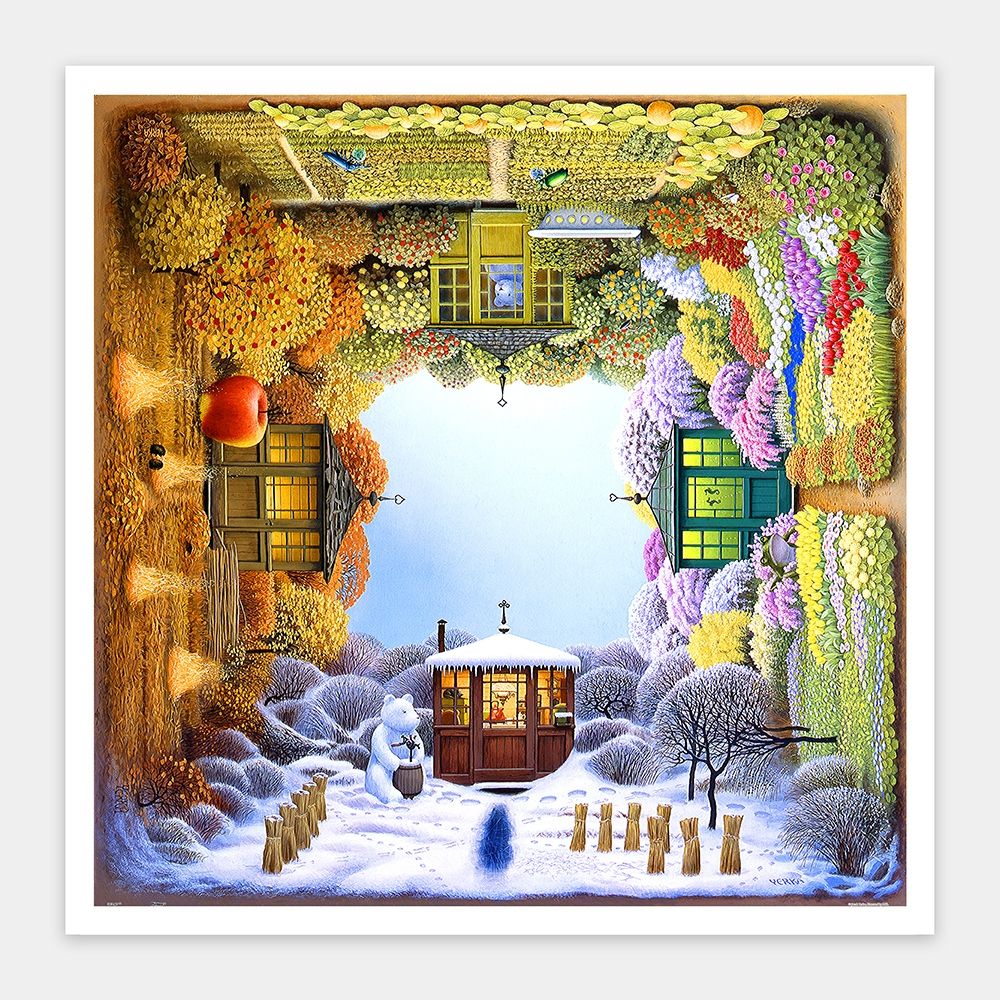Pintoo / Jacek Yerka - 四季風情 / 1600片拼圖