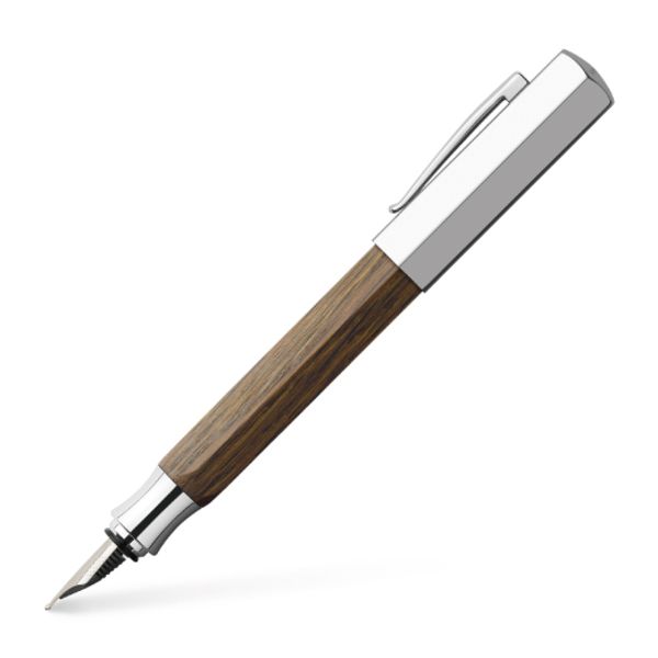 FABER-CASTELL ONDORO煙燻橡木鋼筆/M尖