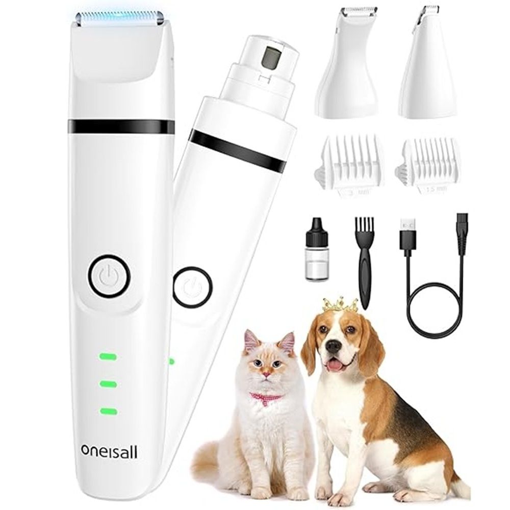 Oneisall N12 / 4合1靜音狗貓電動剪毛器