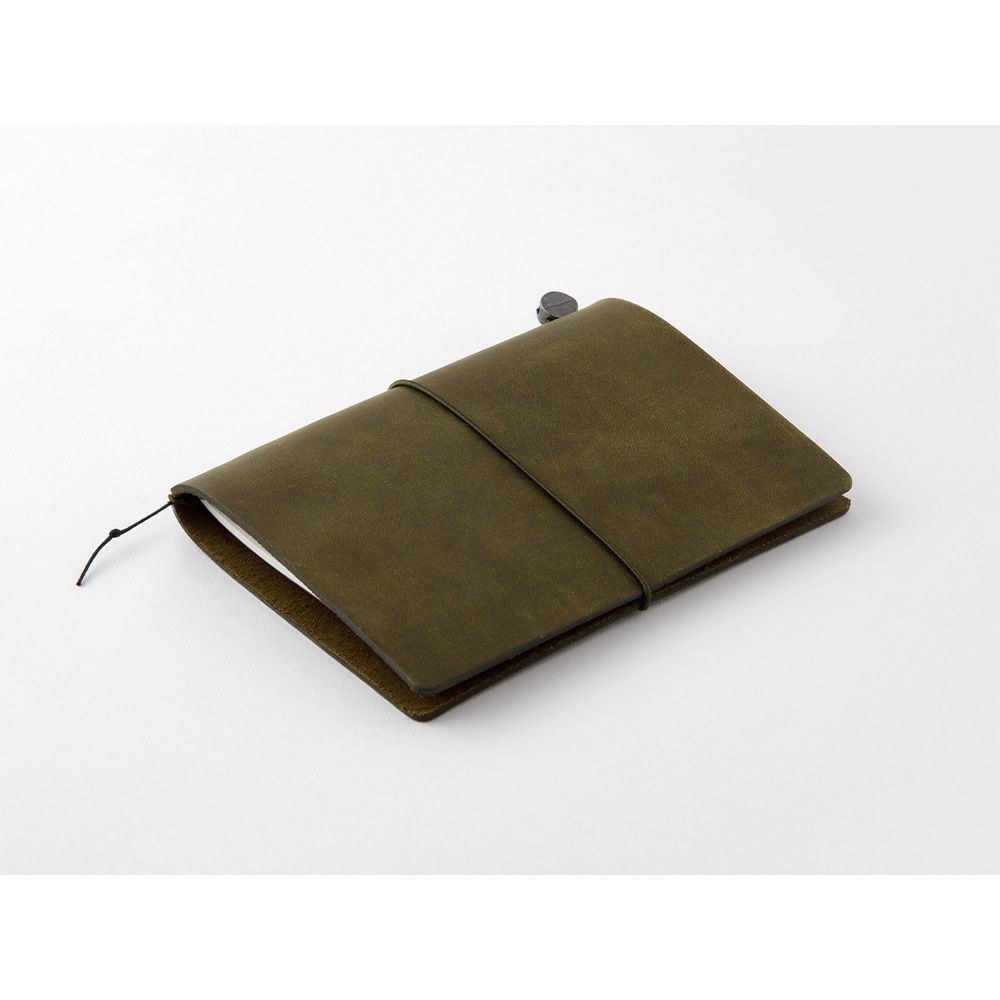 日本 TRAVELER'S COMPANY TRAVELER'S notebook 空白筆記本組/ 護照尺寸/ 橄欖綠