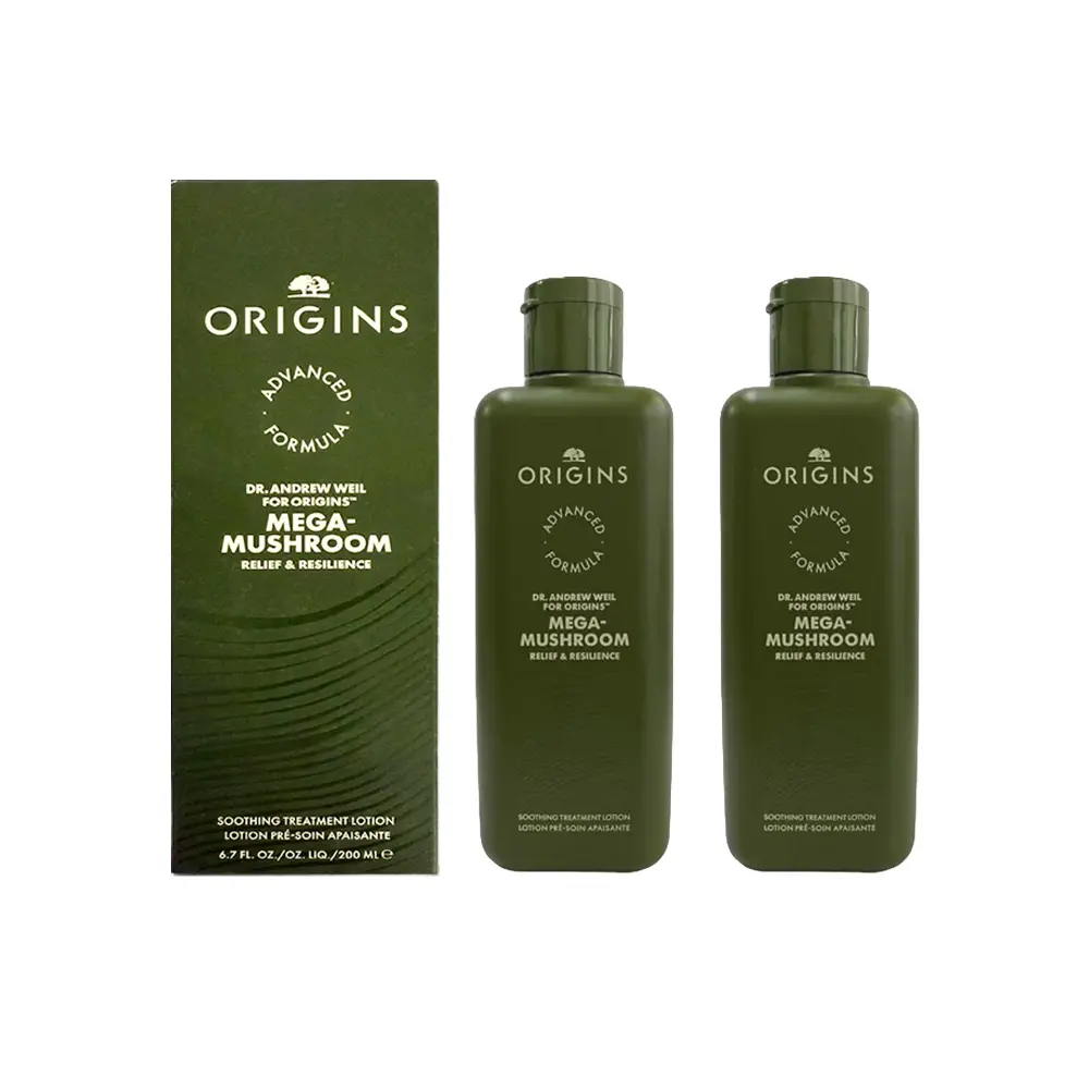 ORIGINS 品木宣言 青春無敵靈芝光潤機能水 200ml /2入組/全新包裝/平行輸入