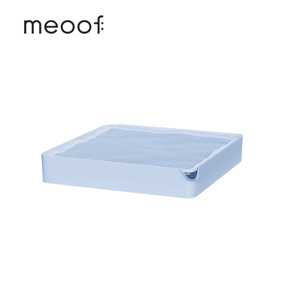 meoof 無邊泳池控砂盒 漏砂盒 藻藍優格