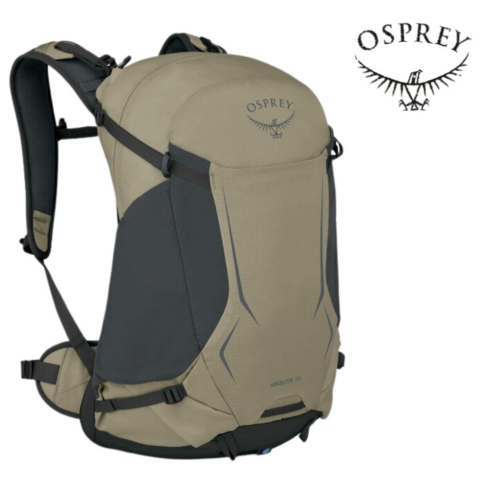 春季新款🚩Osprey ☆2026新改款☆ Hikelite 26 輕量網架背包 橄欖棕 Olive Tan (健行背包 運動後背包 多功能背包)