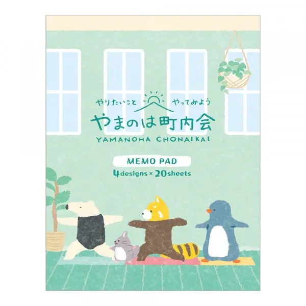 日本 NB便條紙/ 山頂動物自治會/ 瑜珈