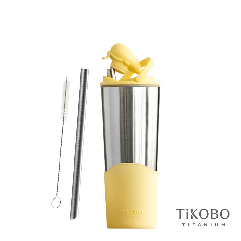 鈦有品味➤TiKOBO鈦工坊 純鈦鯨魚杯2代