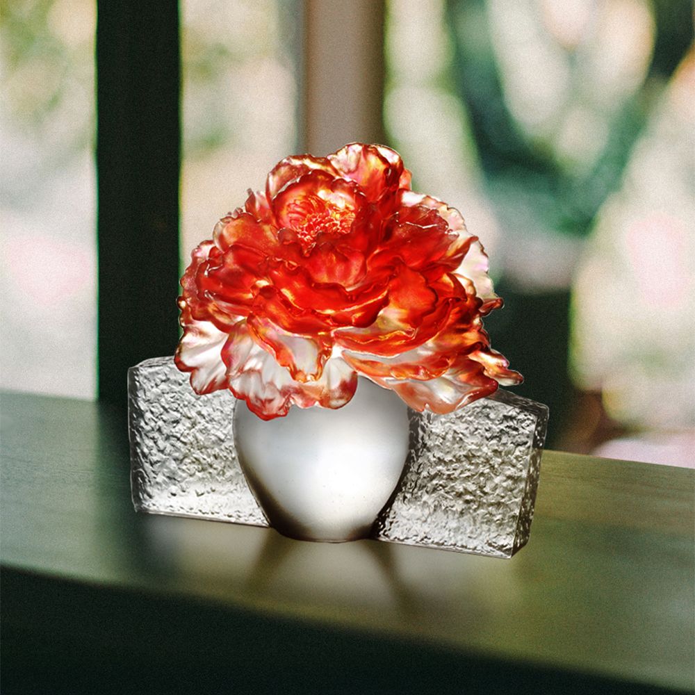 琉璃工房 LIULI  LIULI 花開美好  (牡丹花)