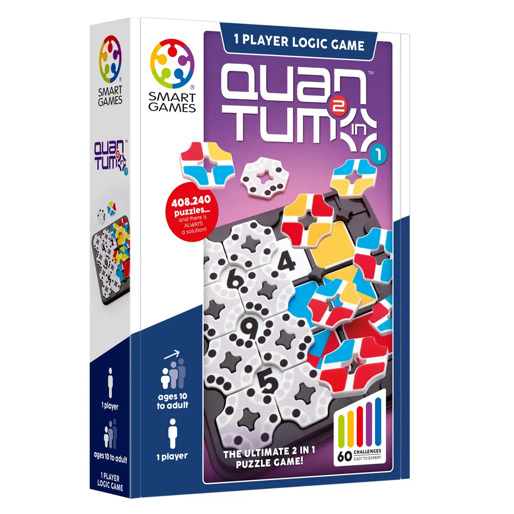 可翻轉的萬花筒➤Smart Games拼圖萬花筒