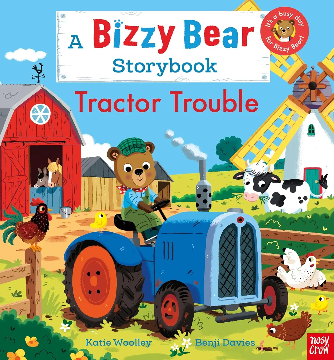 有聲圖畫書雙書5折➤A Bizzy Bear storybook: Tractor Trouble (+QR code音檔)