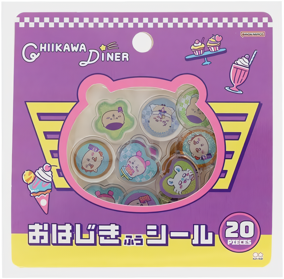 sun-star彈子遊戲風貼紙/ 吉伊卡哇/ 晚餐/ 80年代美式餐廳
