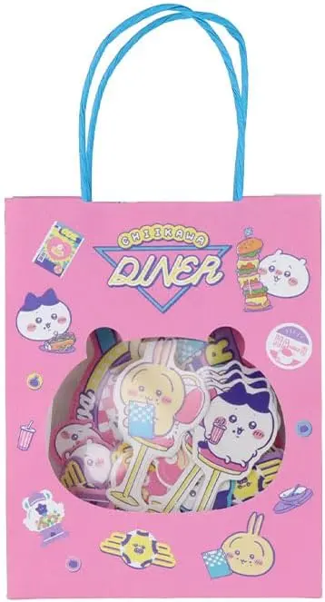sun-star Paper Bag紙袋貼紙/ 吉伊卡哇/ 午餐/ 80年代美式餐廳