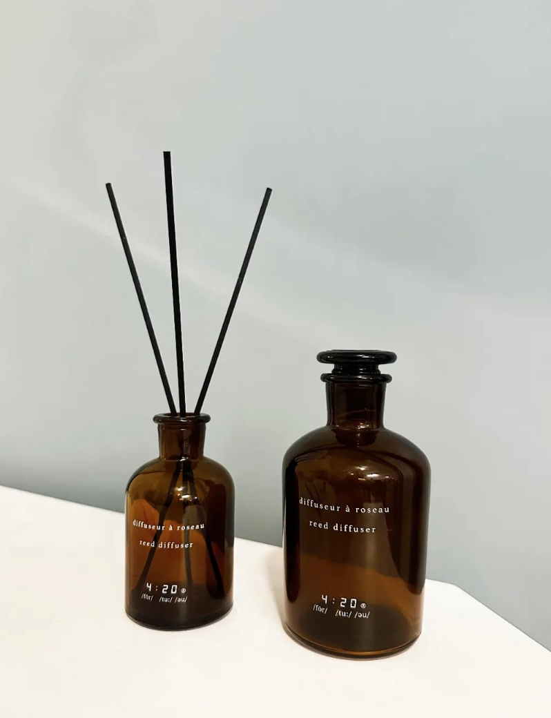 四點二十實驗室擼貓日常極簡擴香瓶/ 100ml/ 棕瓶