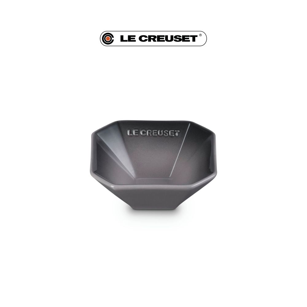 LE CREUSET瓷器八角碟/ 12cm/ 燧石灰