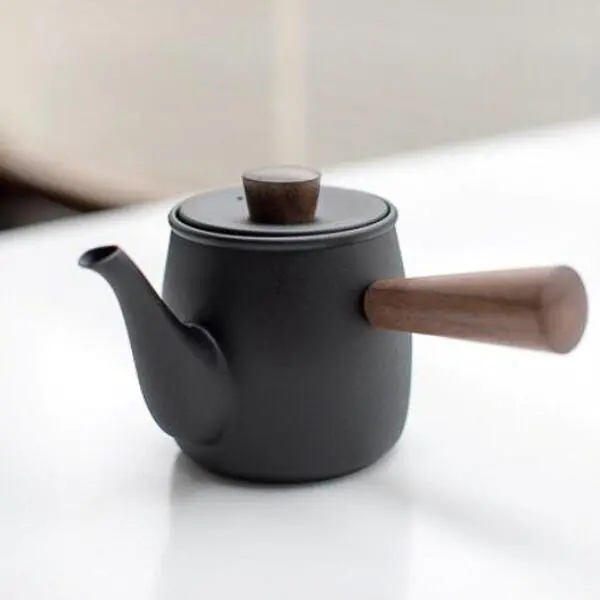 日本 Miyaco宮崎製作所 茶壺/ S/ 380ml/ 黑色
