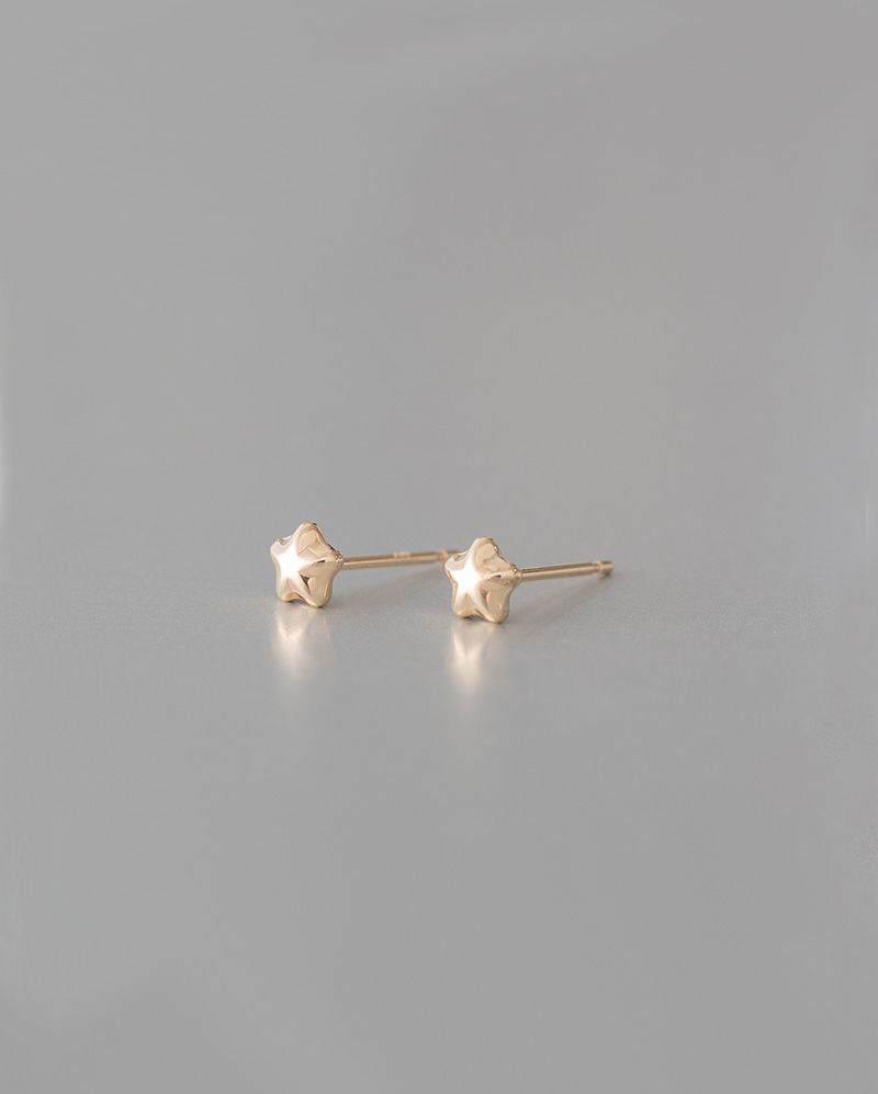 【ARTE WHITE】K10 小星星耳環