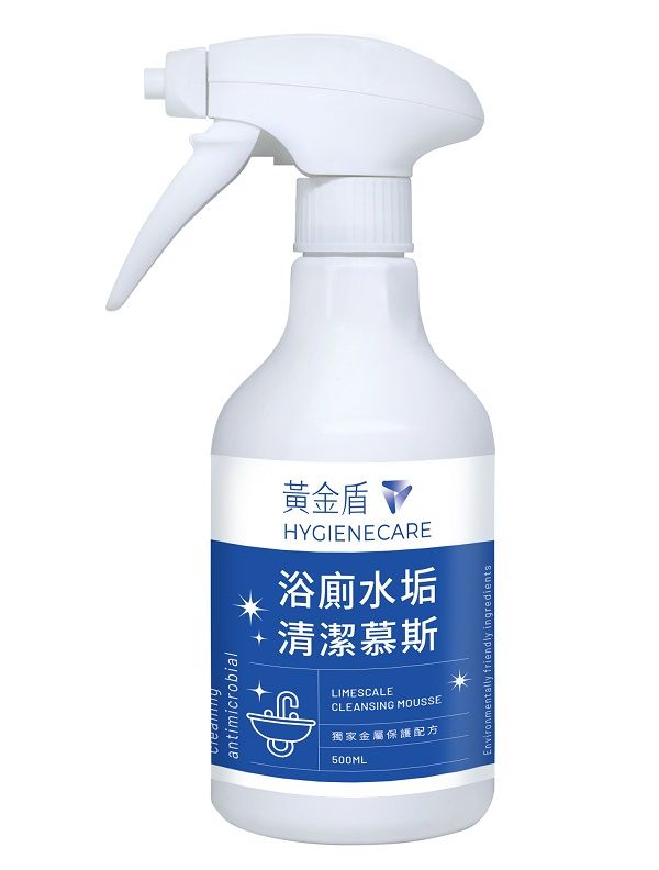 黃金盾浴廁水垢清潔慕斯/ 500ml