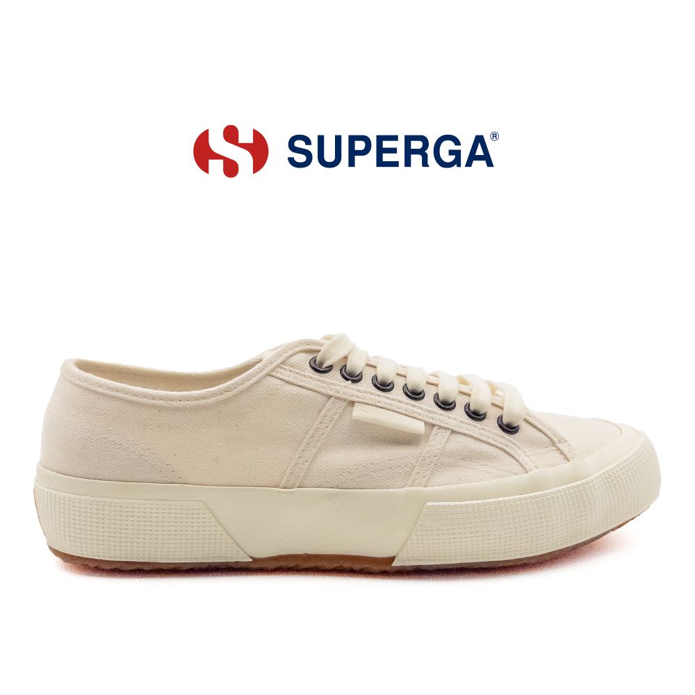 【SUPERGA】男鞋 2750 OG HERRINGBONE (S8127TW-A2H)/ 米白色/ 42