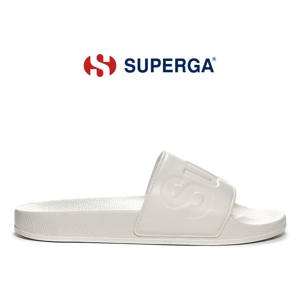 【SUPERGA】拖鞋 1908 SLIDES POLYSOFT (S111I3W-491)/ 米白色/ 38