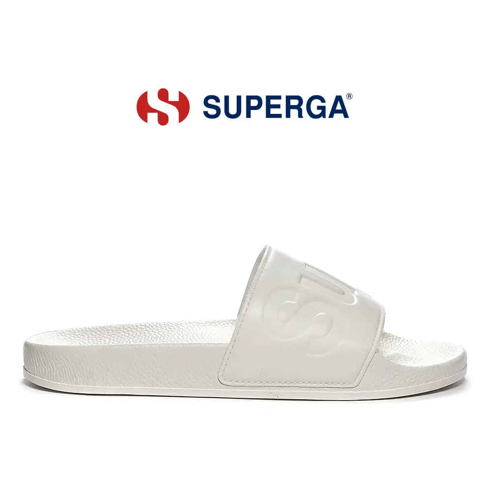 【SUPERGA】拖鞋 1908 SLIDES POLYSOFT (S111I3W-491)/ 米白色/ 43