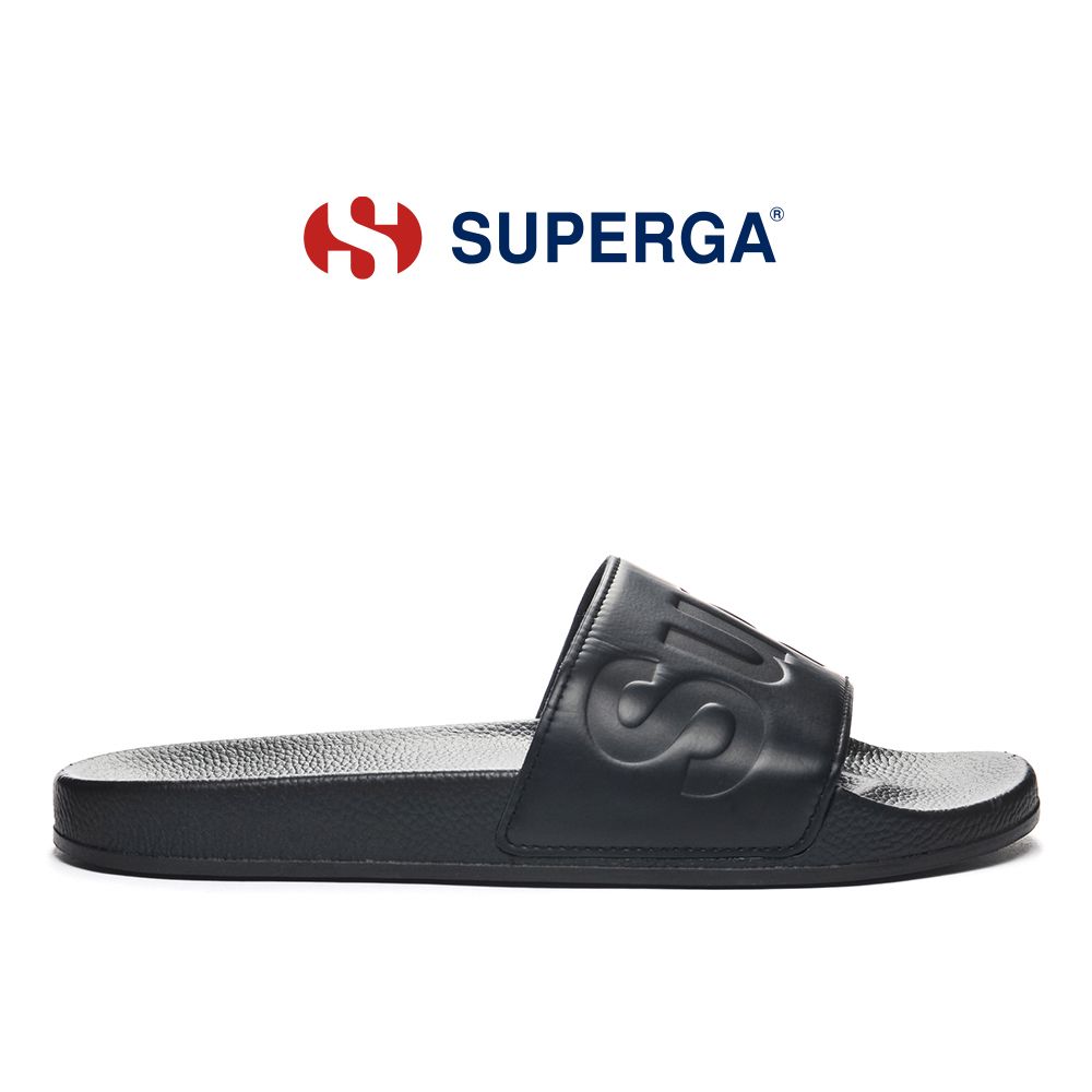 【SUPERGA】拖鞋 1908 SLIDES POLYSOFT (S111I3W-TD7)/ 黑色/ 39