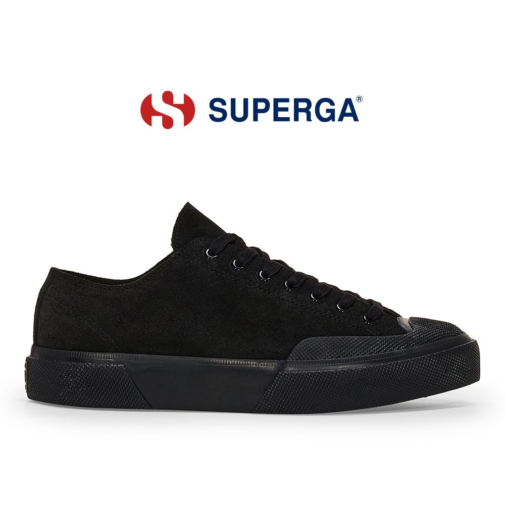 【SUPERGA】男鞋 2432 WORKS SUEDE FLESH OUT (S3148NW-A09)/ 黑色/ 41