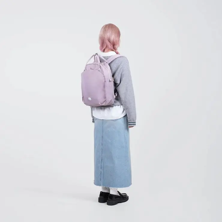 hellolulu MAYA悠閒日常輕便後背包/ 石南紫