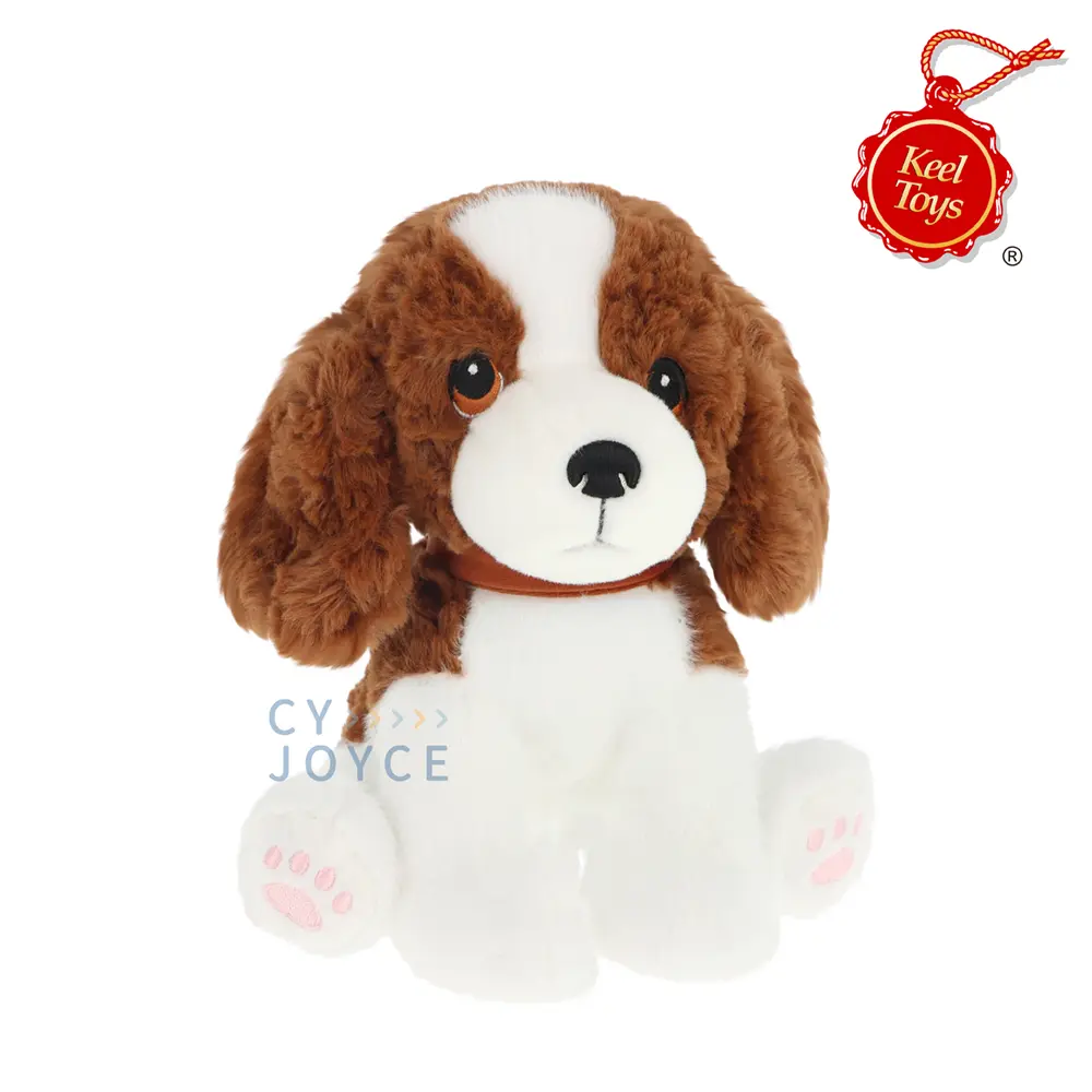 Keel Toys愛心小狗狗西班牙獵犬/ 23cm