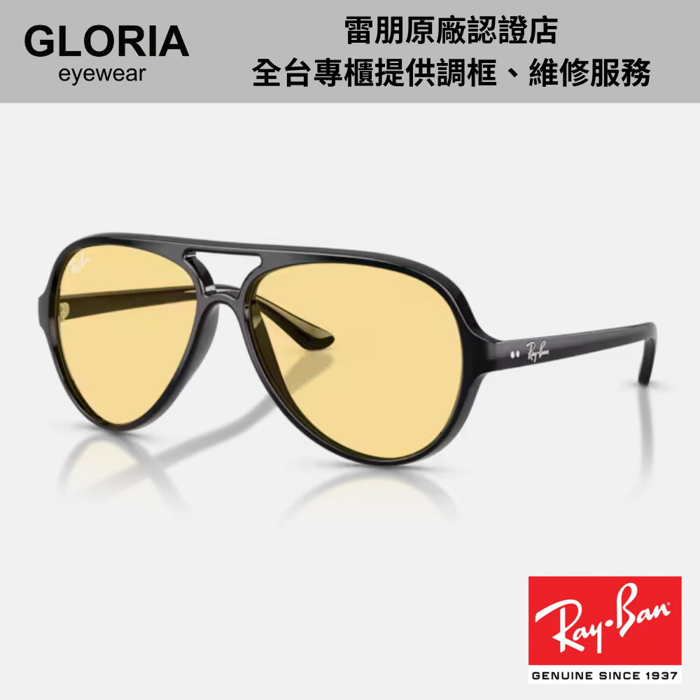 Ray Ban｜RB4125-601/R6 飛行員膠框太陽眼鏡/ 公司貨