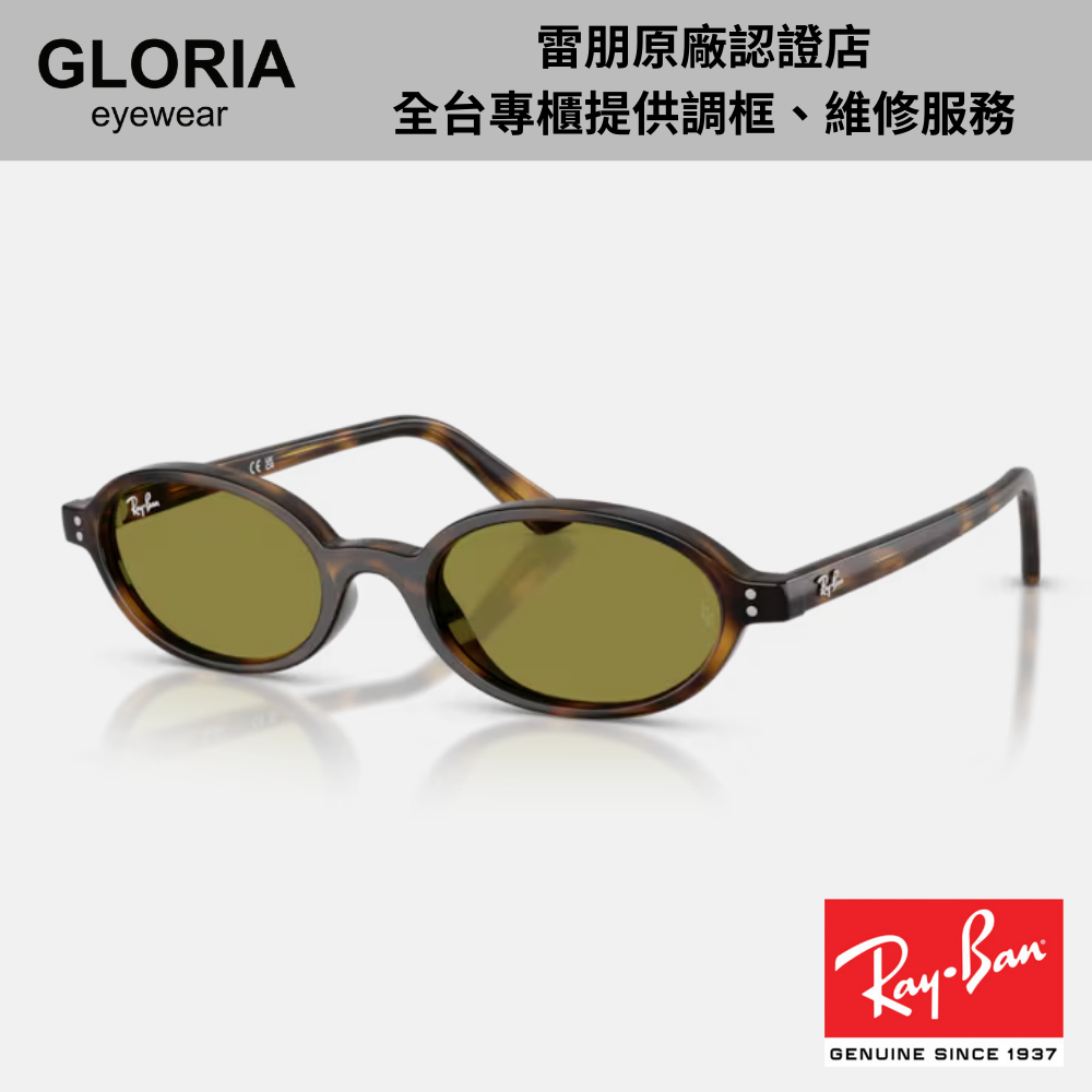 Ray Ban｜RB4472-1359/2 橢圓膠框太陽眼鏡/ 公司貨