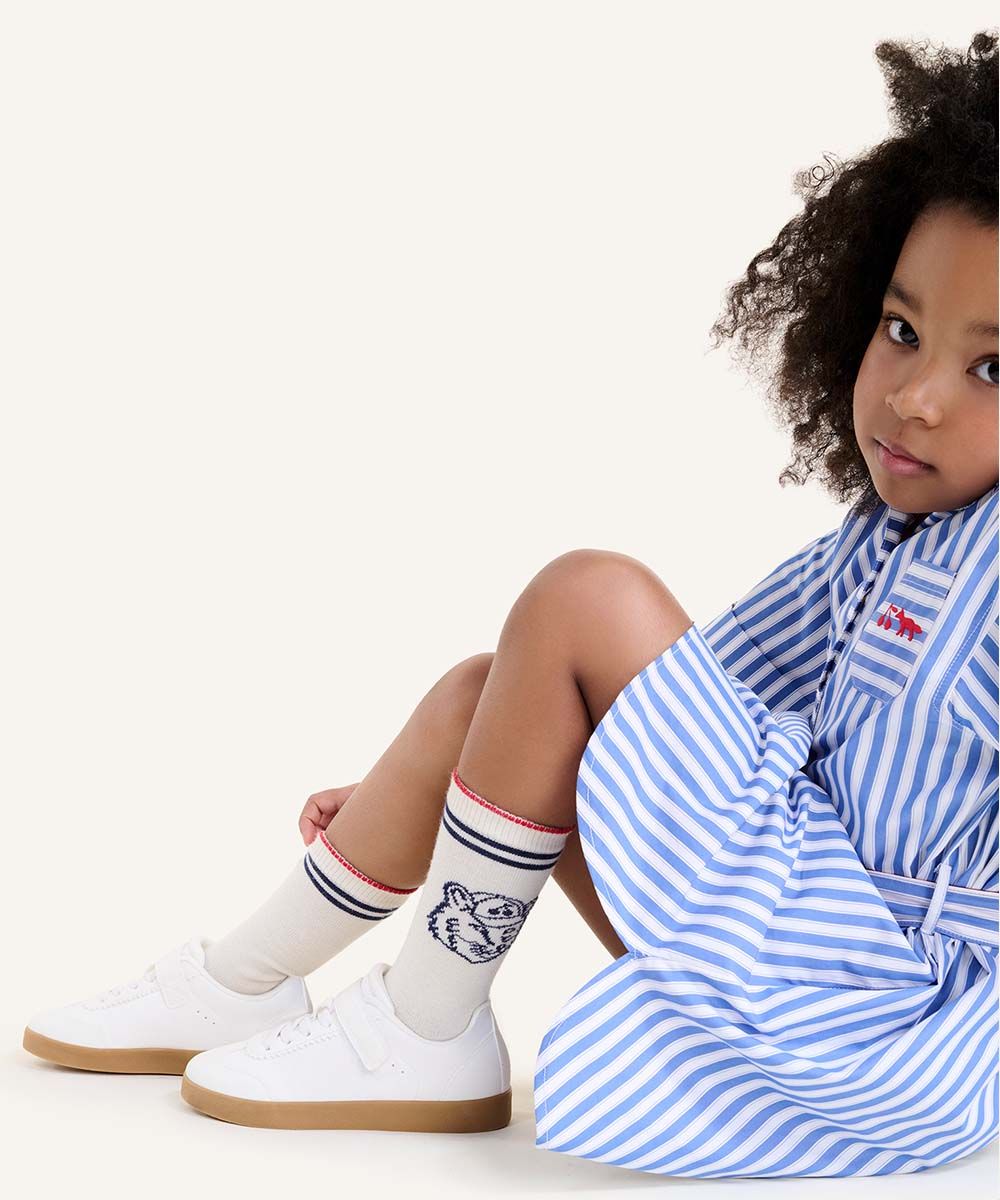 MAISON KITSUNÉ X BONPOINT LIAN兒童中筒襪/ 34