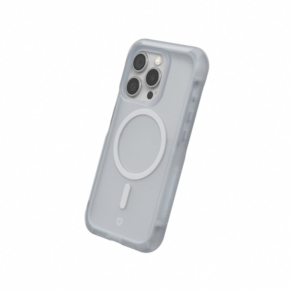 【RHINOSHIELD 犀牛盾】iPhone 系列 AirX MagSafe兼容 極致氣墊緩衝磁吸防摔手機殼/iPhone 15 Pro Max/ 流變灰