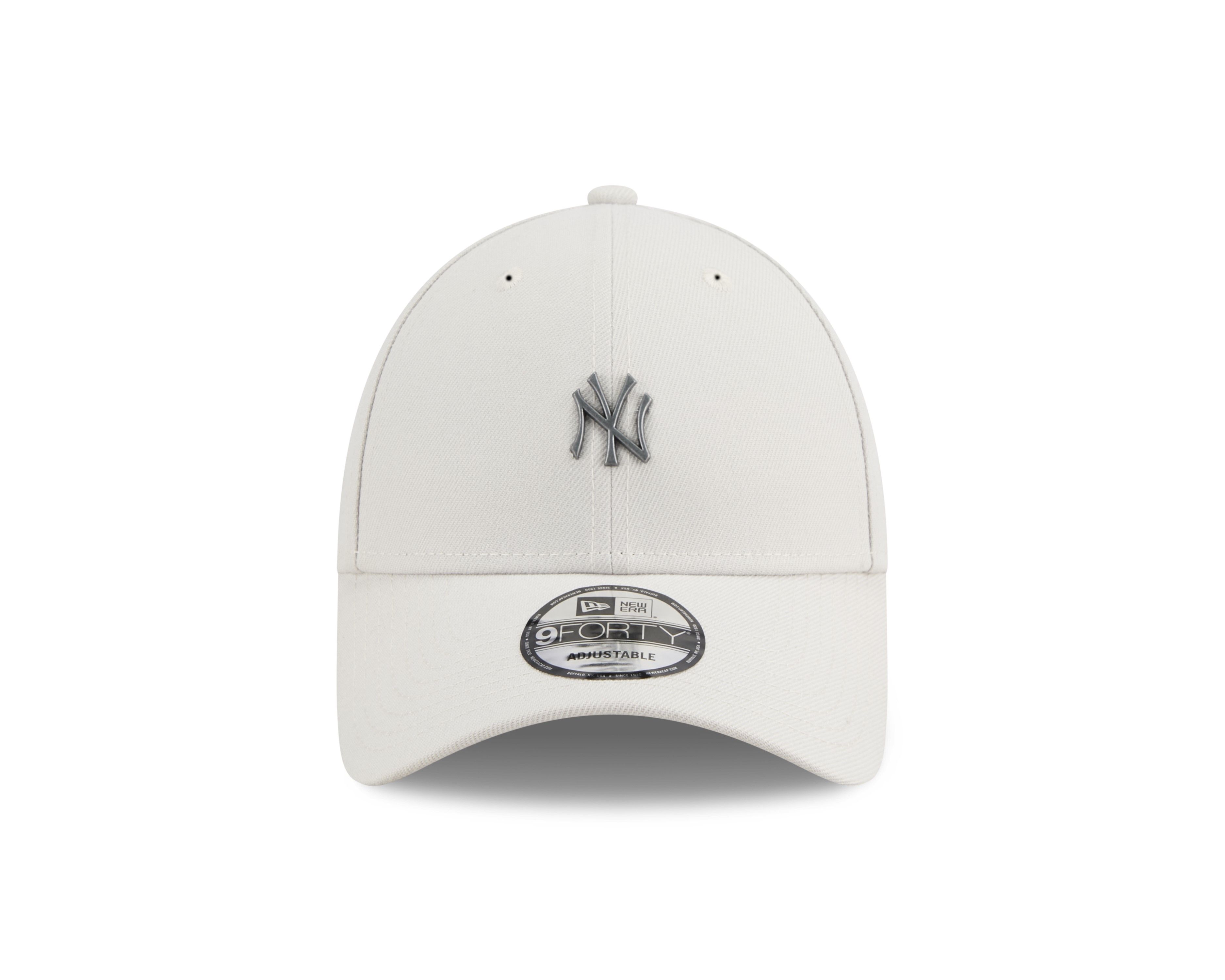 NEW ERA 940 METAL BADGE紐約洋基棒球帽/ 復古石灰