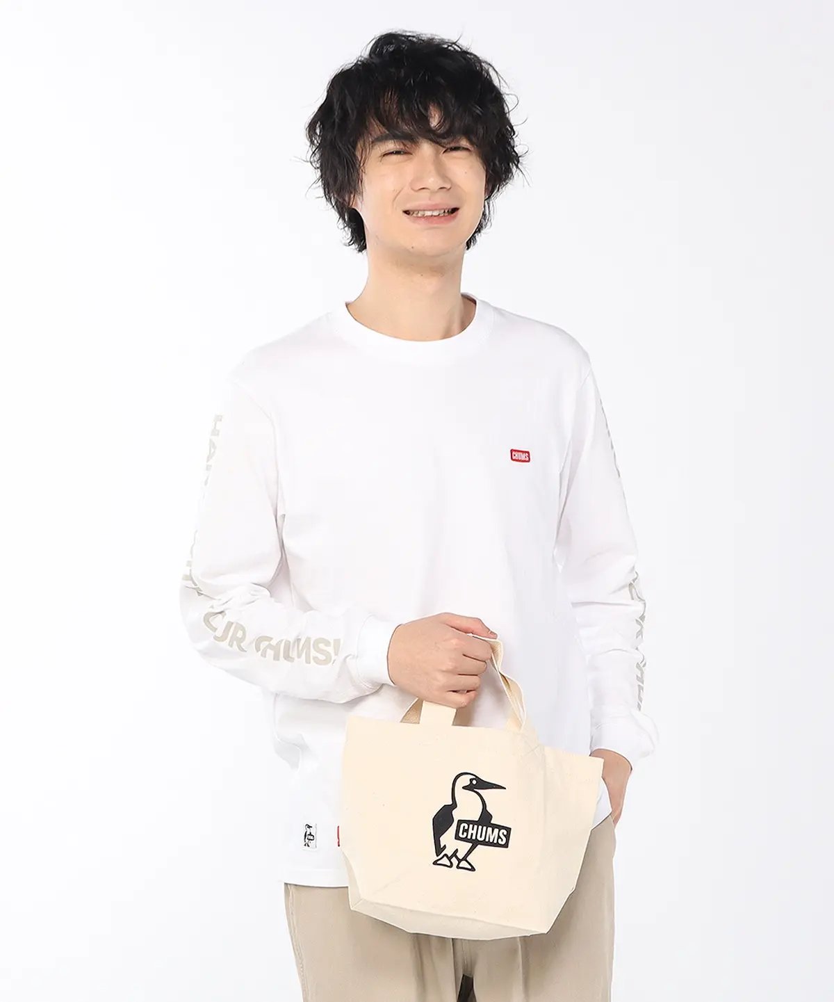 CHUMS Booby Mini Canvas Tote托特包/黑色