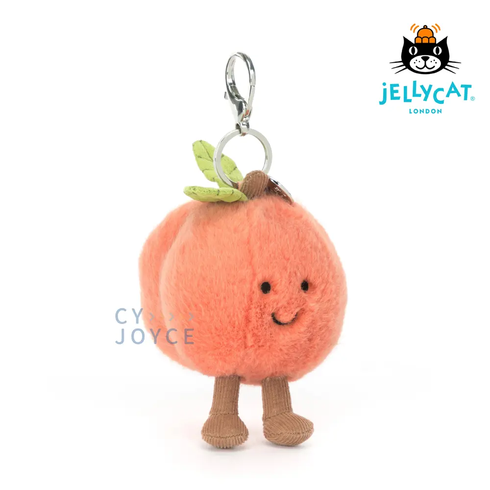 Jellycat吊飾/鑰匙圈/ 趣味水蜜桃
