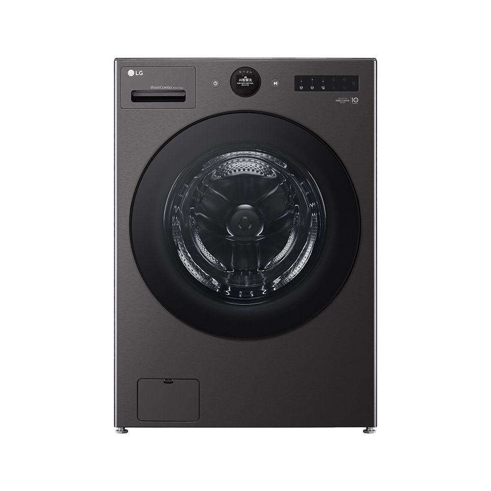 【LG 樂金】 22公斤 WiFi蒸洗脫烘變頻滾筒洗衣機|尊爵黑(WD-S22FHDB)