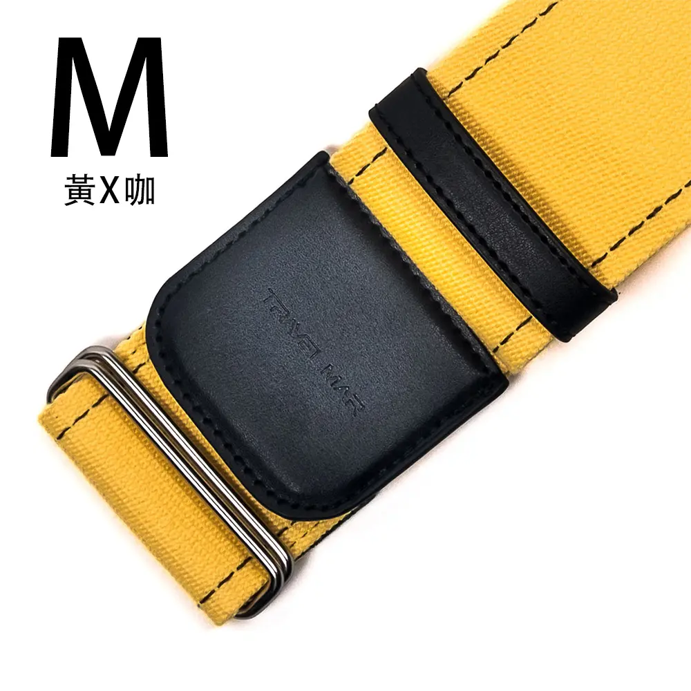 TRAVELMAR 強韌防護行李束帶/多色/多尺寸/多選擇/ 黃x咖/ M