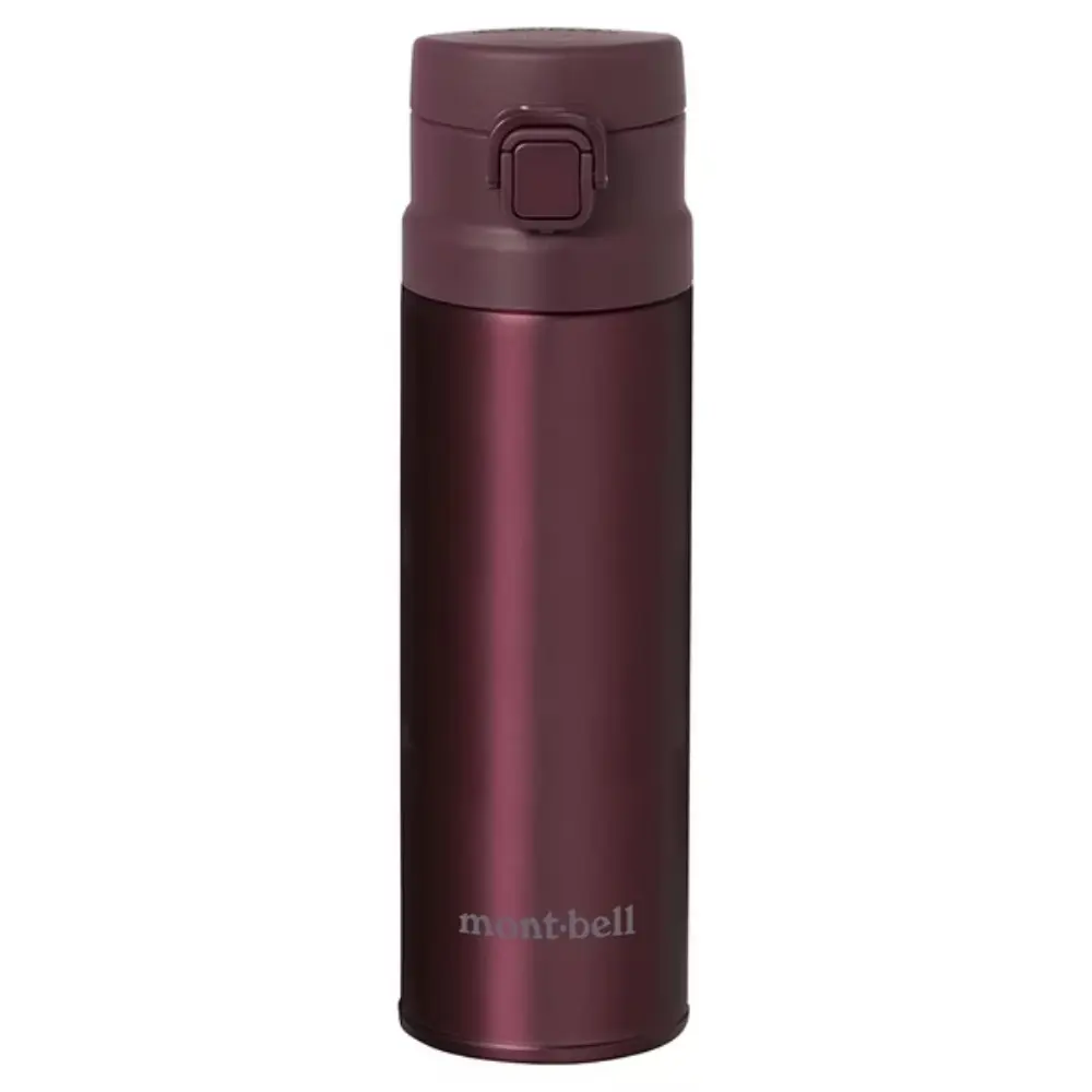 【Mont-bell 日本】ALPINE THERMO BOTTLE ACTIVE 0.5L 保溫瓶 葡萄酒紅WRD｜輕量保冷保溫