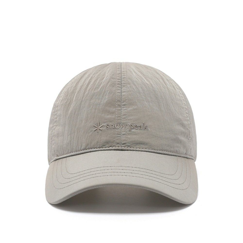 韓國 Snow Peak BRIGHT BALL CAP 微光澤防潑水棒球帽/ 灰棕色/ 預購 M